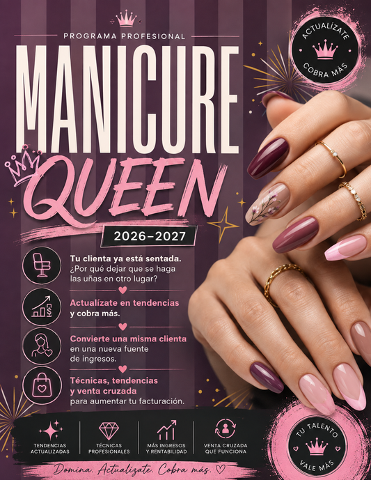 MANICURE QUEEN 2026 + 6 BONOS